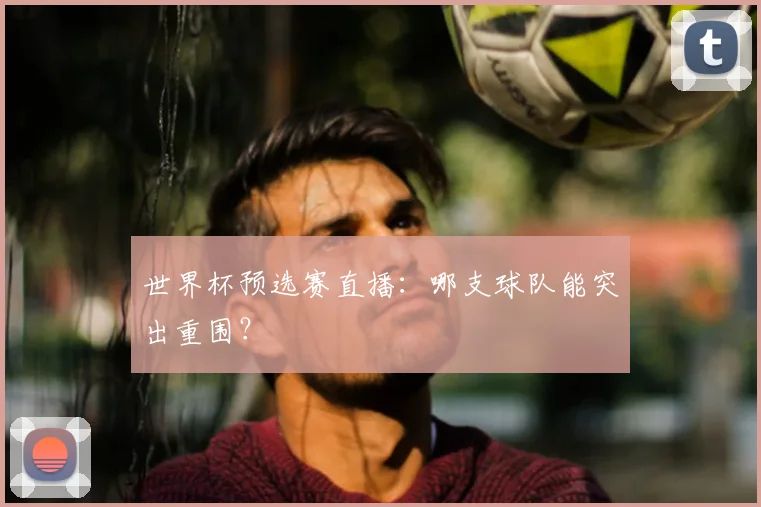 世界杯预选赛直播:哪支球队能突出重围?